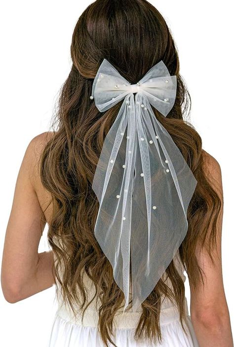 Amelia White Booties curated on LTK Veil Bow, Veil Bachelorette Party, Bride Shower Gifts, Bachelorette Party Veils, Bow Veil, Party Veil, Bride Hair Pins, Vintage Headpiece, Pearl Veil