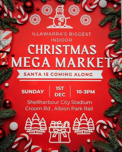 Come and join us for a MASSIVE Christmas Market. With over 150 stallholders, you can get all your Christmas shopping done in one place, which supporting small, local businesses. Early Christmas Shopping, Indoor Christmas, Christmas Market, Local Businesses, Christmas Shopping, Join Us, 10 Things, Christmas, Quick Saves