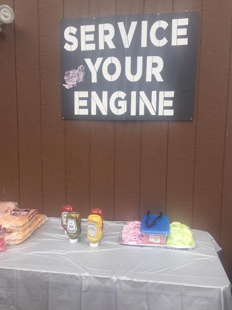 Mechanic 1st Birthday, Mechanic First Birthday, Mechanic Themed Birthday Party, Mechanic Party Ideas, Mechanic Baby Shower Ideas, Mechanic Birthday Party Ideas, Mechanics Birthday Party, Mechanic Party, Baby Shower Motorcycle