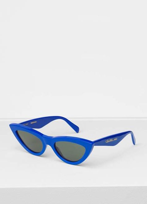 Céline Cat Eye Sunglasses for Summer 2018 | HYPEBAE Cozy Fall Outfits, Celine Sunglasses, Cute Glasses, Fashion Eye Glasses, Blue Sunglasses, Stylish Glasses, Jewelry Accessories Ideas, Blue Crew, Minimalist Chic