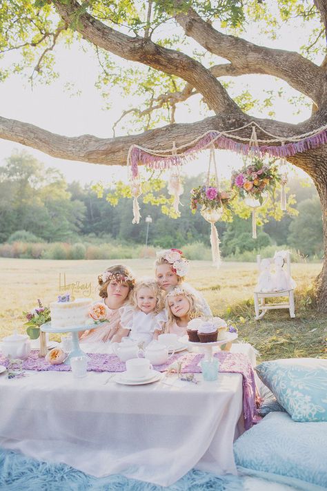 Fairytale childrens tea party Fairytale Tea Party, Tea Party Photography, Tea Party Pictures, Tea Party Photoshoot, Onesies For Babies, Kids Tea Party, Party Photoshoot, Girls Tea Party, Tea Party Theme