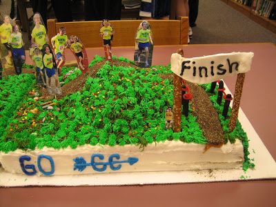 You're Art by Corie Kline: Cross Country Cake Country Birthday Cakes, Running Cake, Cross Country Running Training, Country Cake, Cross Country Mom, Banquet Ideas, Pasta Party, Country Birthday, Country Ideas