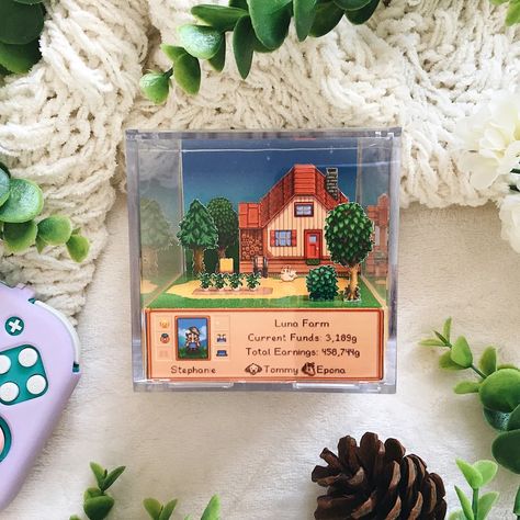 3d Diorama, 3d Cube, Event Gifts, Stardew Valley, Gamer Gifts, Acrylic Box, Glossy Photo Paper, Best Artist, Game Item