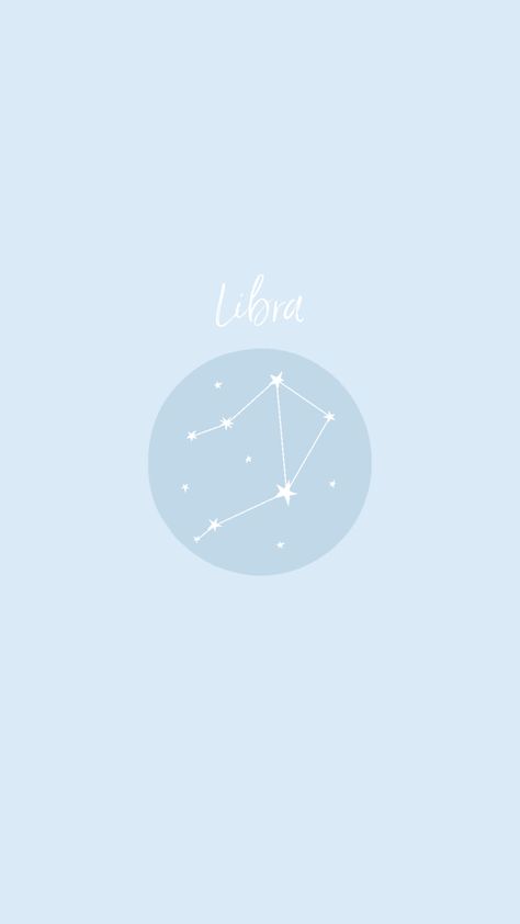 Aesthetic Phone Wallpaper Graphic: Libra Constellation (Pastel Blue) 🦋 Libra Wallpaper Aesthetic Blue, Phone Wallpaper Graphic, Libra Wallpaper, Wallpaper Graphic, Libra Constellation, Aesthetic Phone Wallpaper, Color Wallpaper Iphone, Light Blue Aesthetic, Color Wallpaper