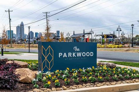 The Parkwood - Hardman Signs Neighborhood Signage, Monument Signage, Company Signage, Monument Signs, Commercial Signs, Entrance Gates Design, Design Installation, Garage Signs, Sign Company