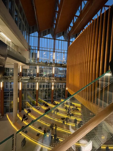 Ubc study spot, vancouver, the nest, university of british columbia, study, exam season, studying tips, quiet spaces ubc, ubc aesthetic, yellow stairs, ubc big stairs, student life, AMS Columbia Uni, Yellow Stairs, Study Exam, Campus Aesthetic, Canada Lifestyle, Exam Season, Lund University, Studying Tips, Study In Canada