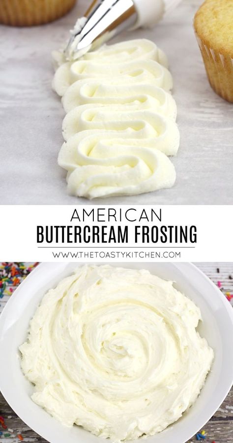 Icing Recipe For Gingerbread House, Recipe For Gingerbread House, Buttercream Frosting Recipe Easy, American Buttercream Frosting, Recipe For Gingerbread, Easy Icing Recipe, American Buttercream Recipe, Homemade Frosting Recipes, Icing Buttercream