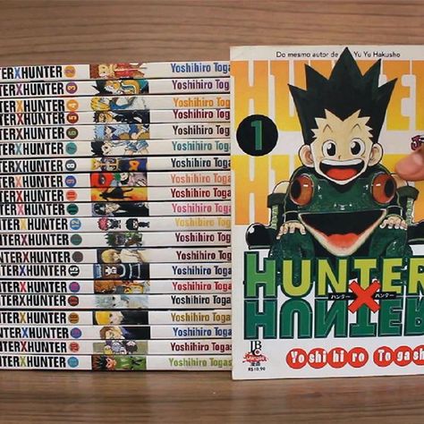 <3 Hunter X Hunter Room Decor, Hunter X Hunter Manga, Manga Box Sets, Yu Yu Hakusho, Otaku Room, Hxh Characters, Anime Decor, Nintendo Art, Anime Room