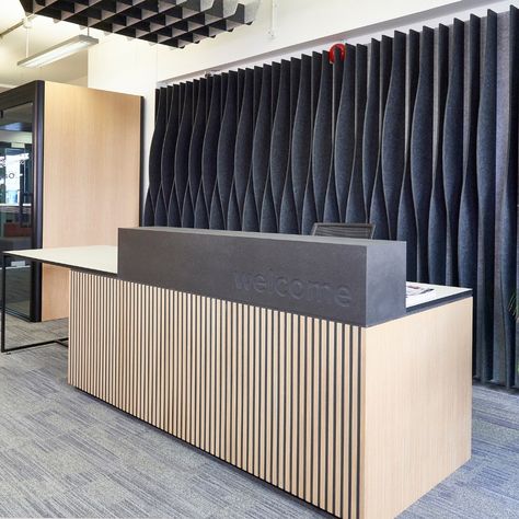 Embrace the beauty of simplicity 🌿 The Slat reception desk collection combines natural inspiration with clean lines for a tactile and visual experience. Available in both laminate and veneer, it brings a sleek and striking finish to any space. Visit our website to view our collection of modern reception desks. #SustainableDesign #OfficeFurniture #BespokeDesign #mediawall #SustainableDesign #ElevateYourSpace #officefurniture #bespokefurniture #furnituremanufacturer #designinteriors #handcra... Slat Reception Desk, Ergonomic Office Furniture, Modern Reception Desk, Natural Inspiration, Modern Reception, Reception Desks, Meeting Table, Media Wall, Office Environment