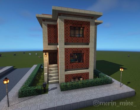 Minecraft Suburbs House, Apartment Minecraft Ideas, Minecraft Nyc Townhouse, Minecraft Houses Neighborhood, Apartment Complex Minecraft, Townhouse Minecraft Ideas, Minecraft City House Ideas, Minecraft Apartment Ideas, Minecraft Bus Stop