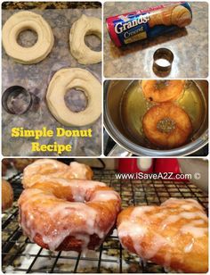 Simple Donut Recipe, Arugula Chicken, Enchiladas Easy, True Spring Colors, Biscuit Donuts, Easy Donut Recipe, Fried Dessert, Sausage Bread, Easy Donuts