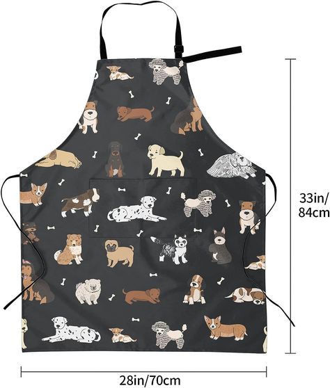 Waterproof Apron, Dog Apron, Baking Painting, Chef Aprons, Pets Cute, Dog Pets, An Apron, Cute Aprons, Aprons For Men