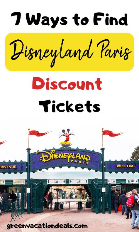 Must read Disney hacks: 7 ways to find discount tickets to Disneyland Paris & Walt Disney Studios Park theme parks. Save money on a Disney family holiday in France with this helpful advice. Great tips for travel in Europe with kids #DisneylandParis #DisneyParis #Paris #Disney #Disneyparks #Disneyhacks #Disneytips #familytravel #familytraveltips #France #familyholiday #travelhacks #traveltips #Disneyplanning #LoveDisney #Disneyfan #Francetravel #travelwithkids #travelwithchildren #familyvacation Disneyland Paris Trip Planning, Disneyland Paris Tips, Europe With Kids, Best Paris Hotels, Disneyland Paris Rides, Disneyland Paris Tickets, Disney Hacks, Paris Kids, Best Family Vacation Spots