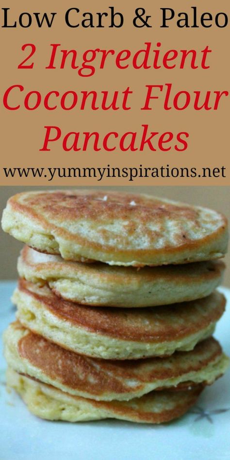 Coconut Flour Pancakes Recipe, Pancakes Low Carb, Keto Quiche, Coconut Flour Pancakes, Menu Sarapan Sehat, Pancakes Vegan, Desayuno Keto, Plat Vegan, Low Carb Pancakes