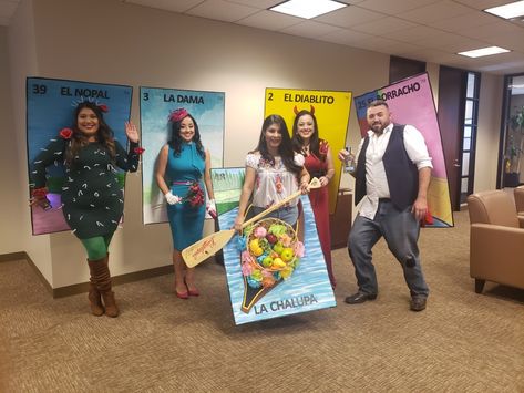 Loteria Mexicana Loteria Halloween Costume, Loteria Costumes Ideas Diy, Loteria Costumes Ideas, Loteria Party, Halloween 23, Loteria Cards, Mexican Party Theme, Class Decor, Diy Costume