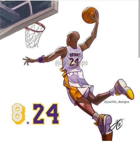 Kobe Bryant Drawing, Kobe Brayant, Black Mamba Kobe Bryant, Black Mamba Kobe, Nba Kobe Bryant, Dear Basketball, Basketball Drawings, Nba Artwork, Kobe Bryant Quotes