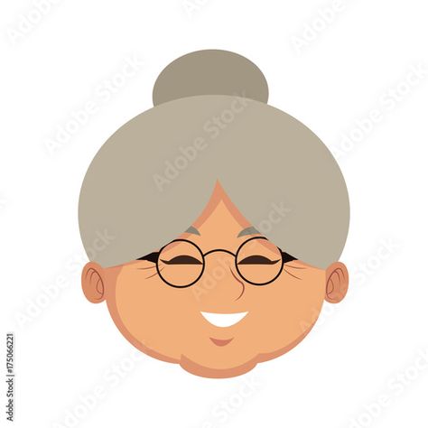 Grandmother Pictures Cartoon, Grandmother Cartoon, Easy Doodle, Cartoon Face, Easy Doodle Art, Illustration Graphic, Cartoon Faces, Illustration Graphic Design, Cartoon Icons