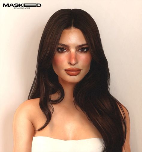 (MASKEED BY AMELIA JADE) EMILY FACE MASK & SIM | Patreon Sims 4 Face Patreon, Sims 4 Face Masks, Celebrities Sims 4, Realistic Face Sims 4 Cc, Sims 4 Realistic Cc Clothes, Sims 4 Cc Face Details Realistic, Sims 4 Face Mask Cc, Sims4 Face Cc, Face Presets Sims 4