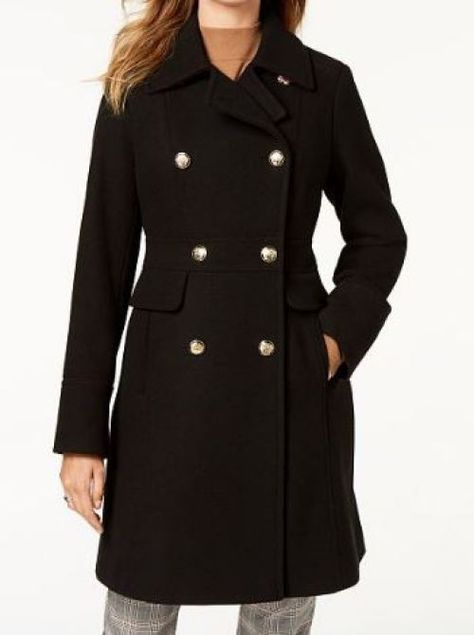 12 Best Winter Coats To Buy This Season - Society19 10 Winter Outfits, Best Winter Coats, Wing Collar, Military Coat, Raincoats For Women, Wool Blend Coat, Coat Outfits, Winter Coats, Winter Coats Jackets