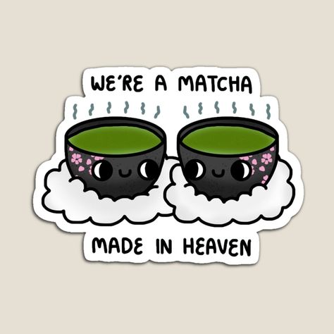 Matcha Puns, Matcha Cartoon, Work Puns, Tea Cartoon, Macha Tea, Card Puns, Tea Puns, Lunch Notes, Chalkboard Drawings