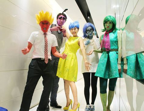 If you decide to dress up with your friends this Halloween, then consider getting creative and making your costume instead. That way, you'll have a Troll Doll Costume, Zombie Couple Costume, Group Costume Ideas, Inside Out Costume, Diy Group Halloween Costumes, Ironman Costume, Disney Halloween Costumes, Cheap Halloween, Homemade Costumes