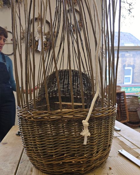 A wonderful few days helping @josephine.walton.395 make a crib for her first grandchild due very soon. Beautiful work Jo well done 👏 your weaving skills are developing brilliantly 🤓🧺 A lovely feeling helping her make this special basket that will probably be used for lots of grandchildren 🧡 #happyweaver #heritagebaskets #alwayslearning #intangibleculturalheritage #crib #willow #thenextgeneration #creativewithnature First Grandchild, Willow Weaving, Always Learning, Well Done, Grandchildren, Cribs, Weaving, Instagram, Organisation