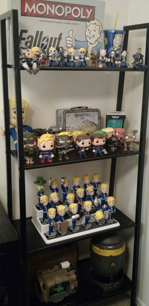 Fallout Decor, Fallout Theme, Fallout Props, Nerd Room, Vault Tec, Video Game Decor, Video Game Rooms, Fall Out 4, Geek Gifts