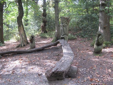 Lickey Hills Sculptures - 3 © Michael Westley :: Geograph Britain and Ireland Lickey Hills, The Green Man, Hereford, Google Earth, Green Space, Green Man, Fertility, Great Britain, Sculptor