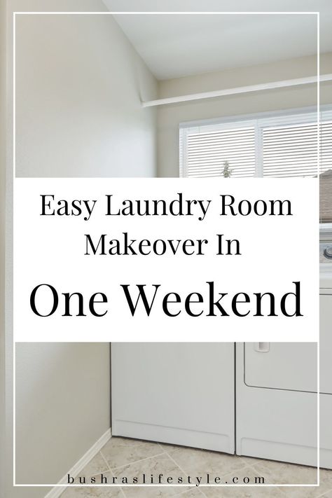 Budget Laundry Room Makeover, Diy Laundry Room Makeover, Laundry Room Paint Color, Rangement Art, Laundry Room Paint, Laundry Room Colors, Laundry Room Hacks, Laundry Room Design Ideas, Laundry Room Update