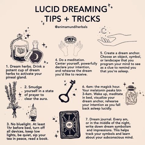 Lucid Dreaming Spell, Lucid Dreaming Witchcraft, Wake Up Spell, Lucid Dream Spell, Herbs For Lucid Dreaming, How To Lucid Dream Instantly, Dreams Witchcraft, How To Lucid Dream, Secular Witchcraft