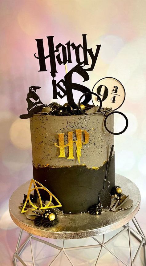 harry potter cake, harry potter birthday cakes, harry potter cake ideas, birthday cake ideas, cake ideas Concrete Cake, Harry Potter Birthday Cake, Harry Potter Cake, 50th Birthday Cake, Harry Potter Birthday, Buttercream Cake, Some Ideas, 50th Birthday, Cute Cakes