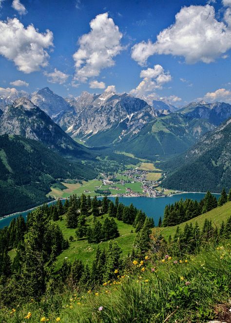 Pertisau village on Achensee, Tyrol, Austria by colinscott210 Beautiful Place In The World, Tyrol Austria, Austria Travel, Places In The World, Innsbruck, Beautiful Places In The World, Alam Yang Indah, Beautiful Places To Travel, Beautiful Place