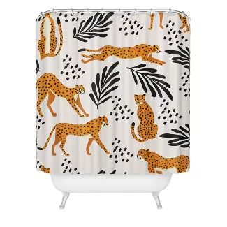 Shower Curtains : Page 4 Cheetah Shower Curtain, Teen Shower Curtain, Leopard Bathroom, Jungle Bathroom, Coastal Shower Curtain, Curtain Art, Shower Curtain Art, Wall Mirror With Shelf, Cool Shower Curtains