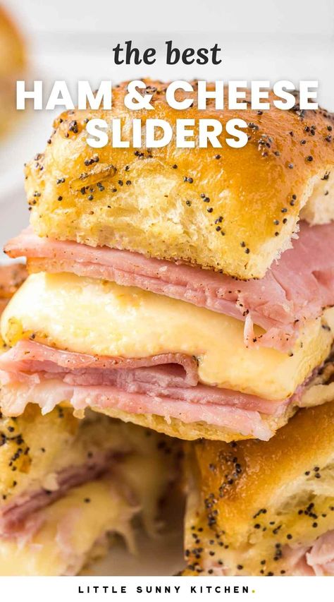 Hot Ham And Cheese Sliders, Ham Recipes Healthy, Rolls Thanksgiving, Banana Muffin Recipe Easy, Hot Ham And Cheese, Ham Cheese Sliders, Ham And Cheese Sliders, Banana Muffins Easy, Thanksgiving Menu Ideas Side Dishes