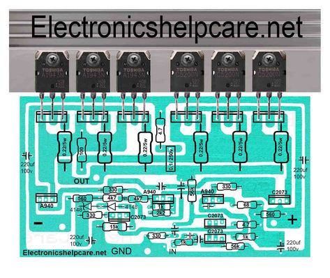 3055 Amplifier Circuit, 2sc5200 2sa1943 Amplifier Circuit, 2n3055 Amplifier Circuit, Tda2030 Amplifier Circuit, Class D Amplifier Pcb Layout, Tda 2030 Amplifier Circuit, Diy Amplifier, Electronic Circuit Design, Sound Boxes