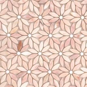 Trending Products Collection | Luscombe Tiles Flower Mosaic Tile, Daisy Mosaic, Daisy Tile, Floral Mosaic Tile, Flower Mosaic, Design Tiles, Floral Tile, Floral Mosaic, Unique Tile