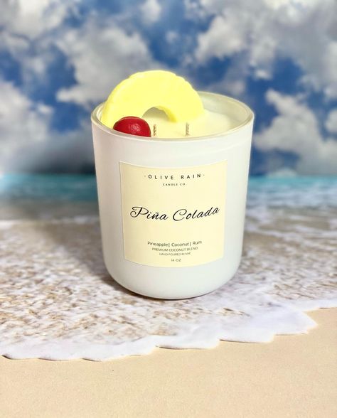 Rain Candle, Orange Scented Candle, Visit Puerto Rico, Tropical Candles, Fruit Cereal, Pineapple And Coconut, Linen Candle, Coconut Candle, Diy Candles Scented