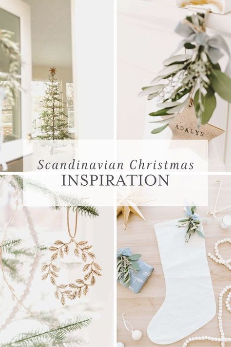 Step inside for all the best tips and tricks to bring Scandinavian Christmas decorations into your own home. Scandinavian Christmas Mantle, Scandinavian Christmas Trees, Julie Blanner, Scandinavian Christmas Decorations, Scandi Christmas, Beautiful Home Designs, Nordic Christmas, Handmade Christmas Decorations, Outdoor Christmas Lights