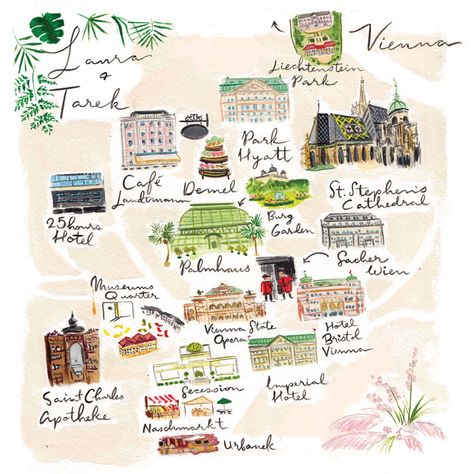 Jolly Edition Blog Post August 2017 Custom Vienna map for Laura and Tarek's European wedding by @jollyedition Jolly Edition, Vienna Map, Map Illustrations, Travel Sketchbook, Maps For Kids, Gifts For The Home, Baltimore Wedding, European Wedding, Letterpress Invitations