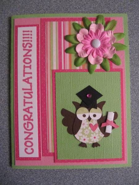 Kindergarten Graduation by seeker329 - Cards and Paper Crafts at Splitcoaststampers Kindergarten Graduation Cards Handmade, Kindergarten Graduation Cards, Owl Punch Cards, Graduation Cards Handmade, Diy Graduation Gifts, Punch Art Cards, Punch Ideas, Owl Punch, Grad Cards