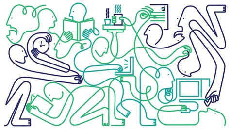 In This Together - Herman Miller Human Centered Design, Bike Lovers, Line Illustration, Herman Miller, Illustration Character Design, Drawing Reference, Line Drawing, New Work, Graphic Illustration