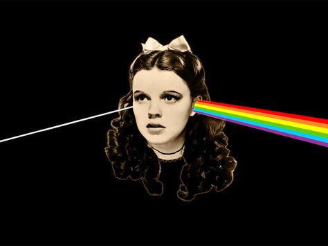 Dorothy + Dark Side of the Moon #darkside40 #PinkFloyd Dylan Moran, Deborah Kerr, Jeanne Moreau, Eartha Kitt, Carly Simon, Anthony Perkins, Louise Brooks, Joan Baez, Burt Reynolds