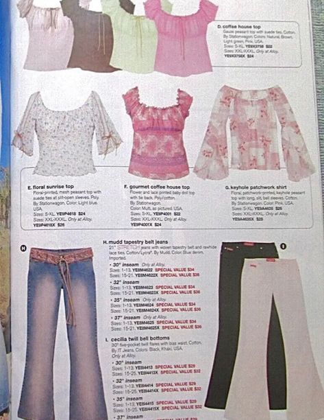 Y2k Clothing Catalog, 2003 Fashion Catalog, 00s Fashion Catalog, Early 2000s Catalog, Delias Catalog 2000, 90s Fashion Patterns, 2000 Fashion Catalog, Late 00s Fashion, 2000s Clothing Catalog