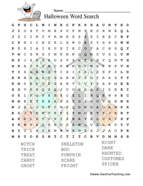 Halloween Word Search Worksheet Halloween Bricolage, Halloween Worksheet, Class Themes, Halloween Vocabulary, Transition Activities, Fifth Grade Resources, Halloween Word Search, Holiday Worksheets, Halloween Resources