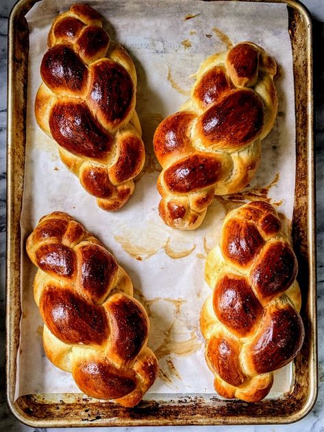 My Most Delicious Challah - In The Wild Heart Kitchen Best Challah Recipe, Challah Bread Recipe, Challah Recipe, Heart Kitchen, Challah Bread Recipes, Rosh Hashanah Recipes, Braided Bread, Pretzels Recipe, Challah Bread