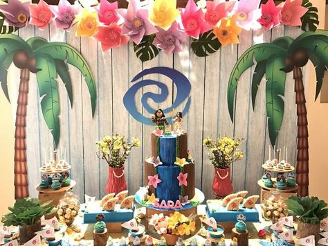 Moana Birthday Party Ideas | Photo 1 of 11 Moana Birthday Party Ideas, Moana Birthday Party Theme, Moana Theme Birthday, Moana Theme, Moana Themed Party, Luau Birthday Party, Hawaiian Birthday Party, Moana Birthday Party, Hawaiian Birthday