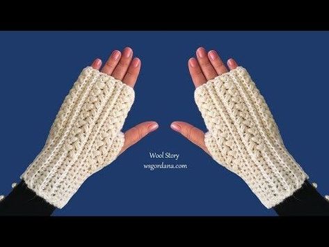 Fingerless Gloves Free Pattern, Easy Crochet Fingerless Gloves, Gloves Free Pattern, Gloves Tutorial, Crochet Fingerless Gloves Free Pattern, Gloves Crochet Pattern, Fingerless Gloves Crochet, Crochet Hand Warmers, Gloves Crochet