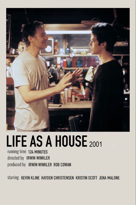 Life As A House Movie Poster, Hayden Christensen Poster, Life As A House Movie, Hayden Christensen Movies, Sam Monroe, Movie Recs, House Movie, House Minimalist, Film Recommendations