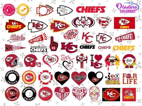 Kansas City Chiefs NFL SVG Files - Perfect for DIY Projects, Scrapbooking, and More | Vectorency Free Svg Files For Cricut Kc Chiefs, Free Kansas City Chiefs Svg Files For Cricut, Kc Chiefs Svg Free, Chiefs Nails, Kc Chiefs Svg, Kansas City Chiefs Craft, Chiefs Crafts, Kansas City Chiefs Svg, Kansas Chiefs