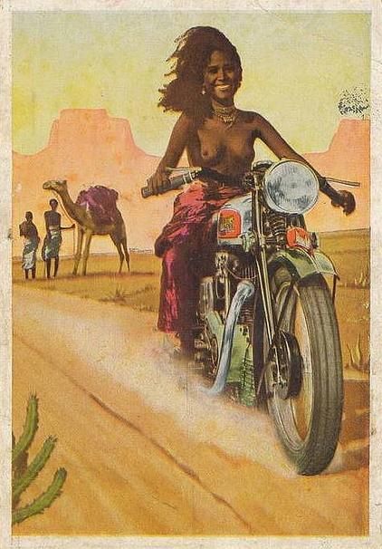 Old School Art, Arte Pin Up, Vintage Motorcycle Posters, Motorcycle Posters, Biker Art, Motorcycle Art, Old Bikes, Moto Guzzi, Motorcycle Girl